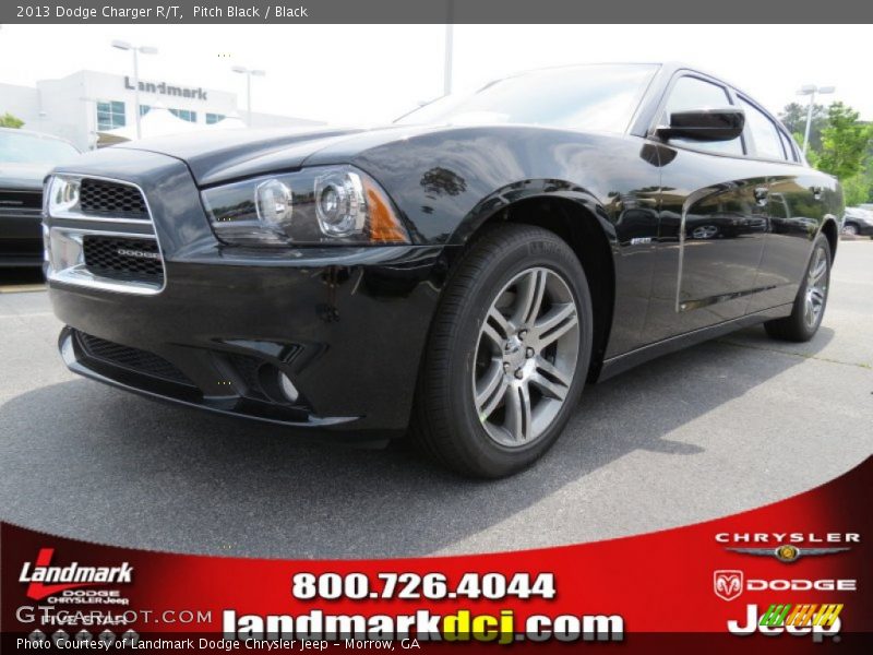 Pitch Black / Black 2013 Dodge Charger R/T