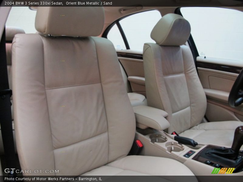Orient Blue Metallic / Sand 2004 BMW 3 Series 330xi Sedan