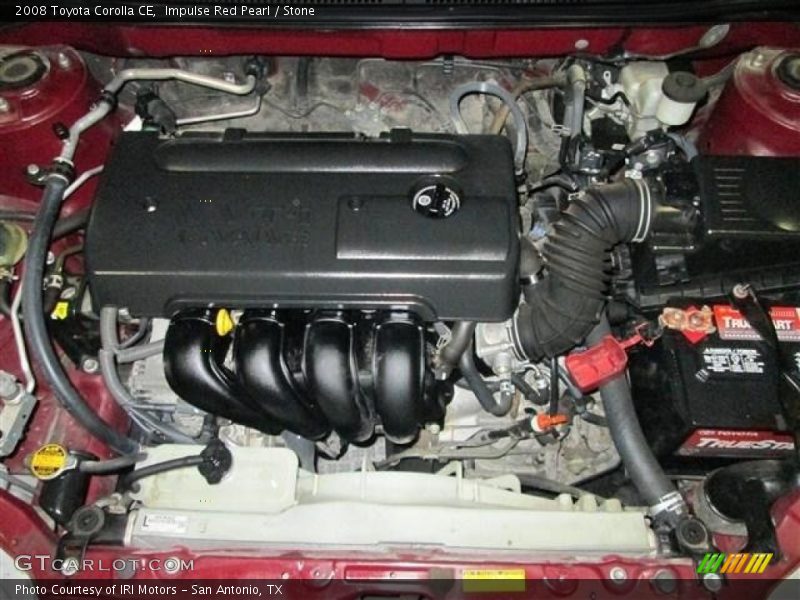 Impulse Red Pearl / Stone 2008 Toyota Corolla CE