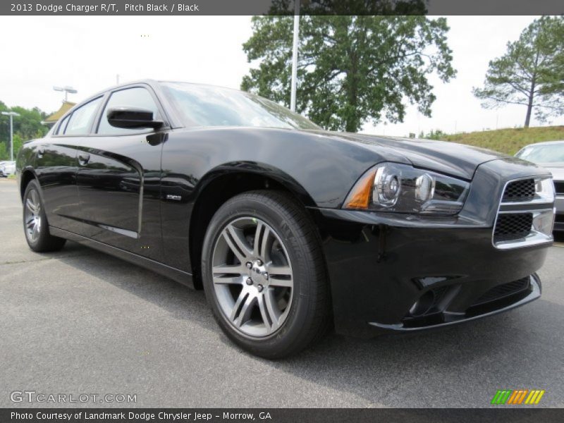 Pitch Black / Black 2013 Dodge Charger R/T