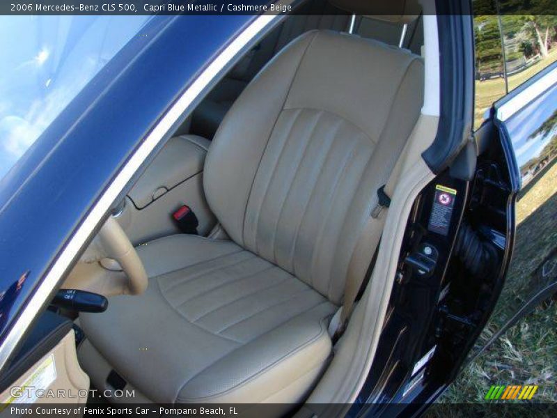 Capri Blue Metallic / Cashmere Beige 2006 Mercedes-Benz CLS 500