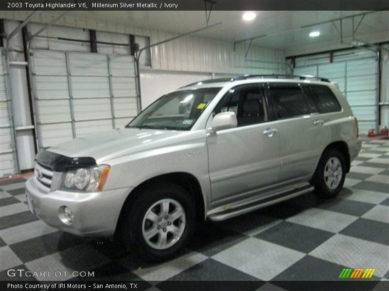 Millenium Silver Metallic / Ivory 2003 Toyota Highlander V6