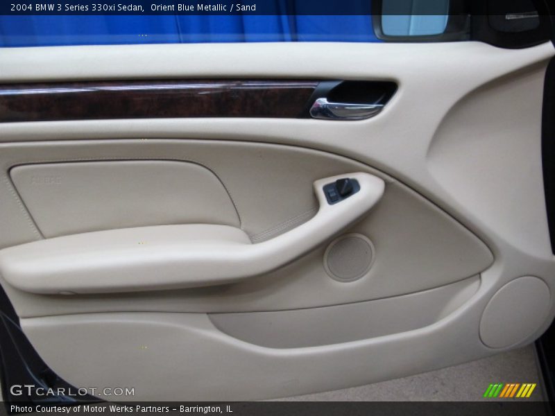 Orient Blue Metallic / Sand 2004 BMW 3 Series 330xi Sedan