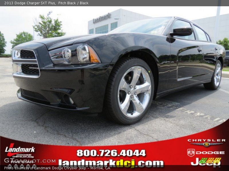 Pitch Black / Black 2013 Dodge Charger SXT Plus
