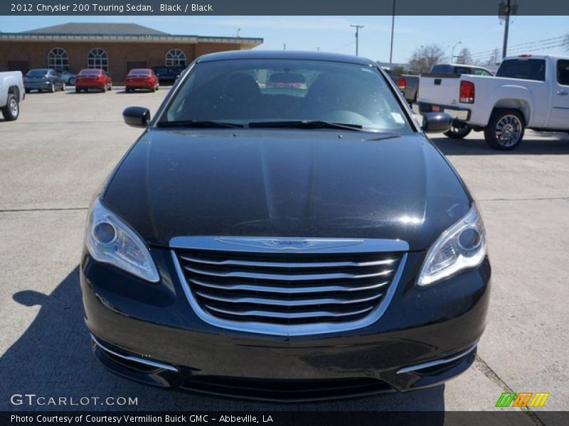 Black / Black 2012 Chrysler 200 Touring Sedan