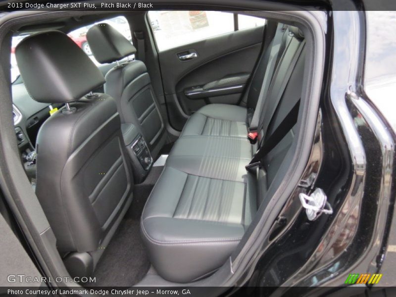 Rear Seat of 2013 Charger SXT Plus