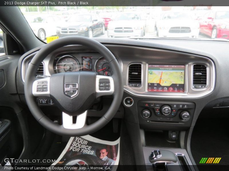 Pitch Black / Black 2013 Dodge Charger SXT Plus