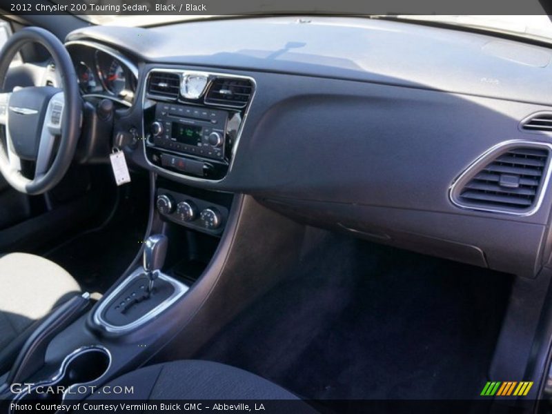 Black / Black 2012 Chrysler 200 Touring Sedan