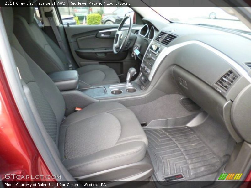 Red Jewel Metallic / Ebony/Ebony 2011 Chevrolet Traverse LT AWD