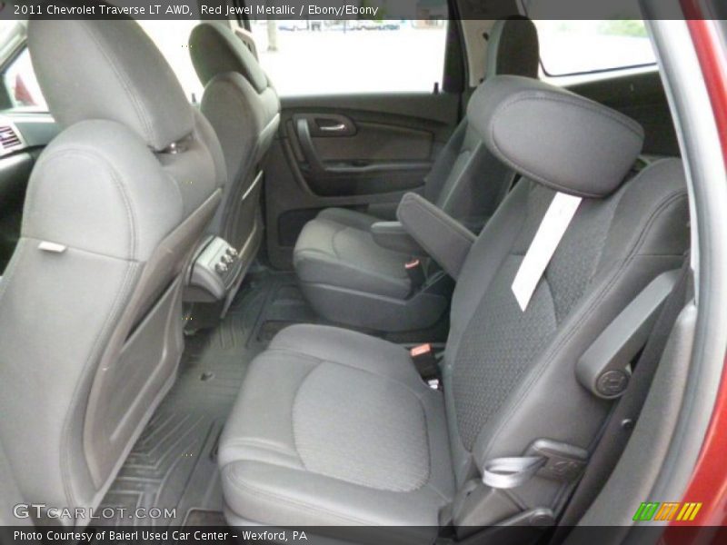 Red Jewel Metallic / Ebony/Ebony 2011 Chevrolet Traverse LT AWD
