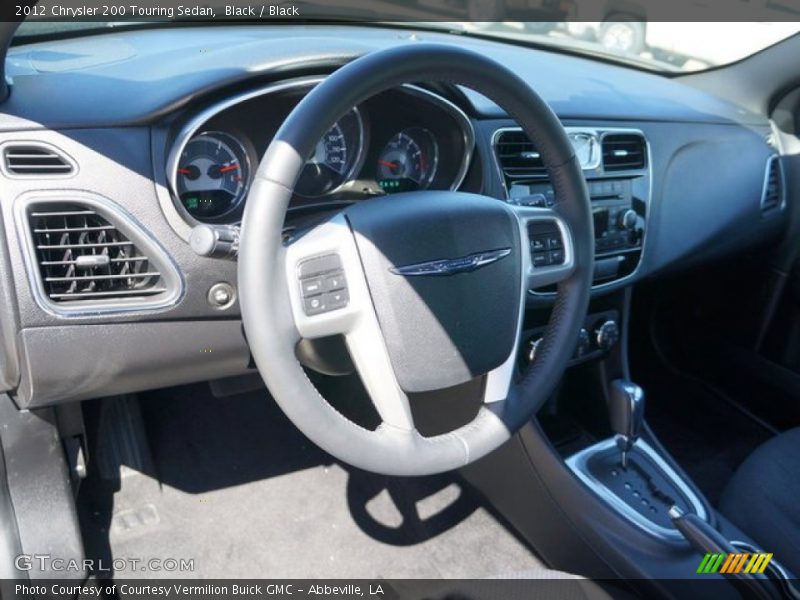 Black / Black 2012 Chrysler 200 Touring Sedan