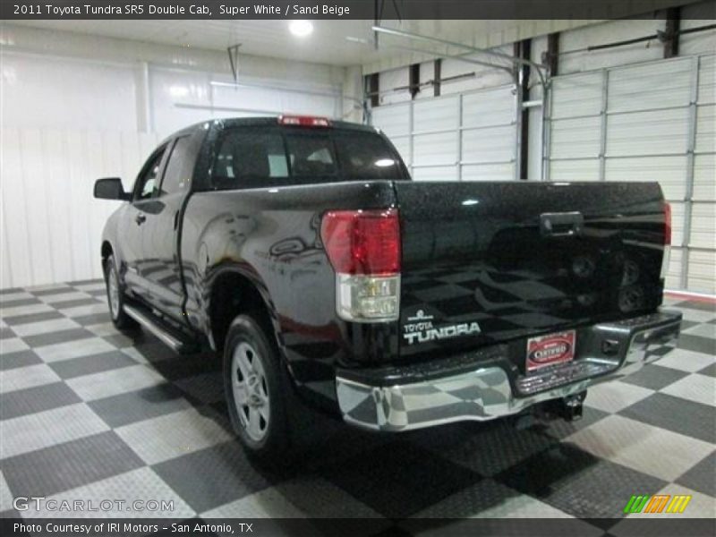 Super White / Sand Beige 2011 Toyota Tundra SR5 Double Cab