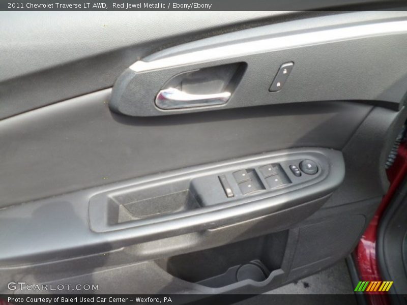 Red Jewel Metallic / Ebony/Ebony 2011 Chevrolet Traverse LT AWD