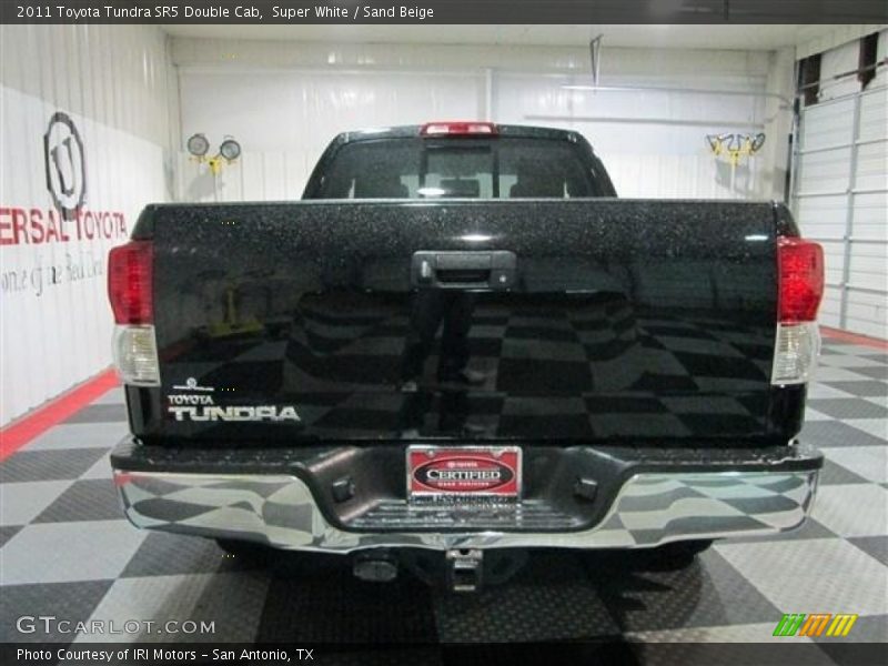 Super White / Sand Beige 2011 Toyota Tundra SR5 Double Cab