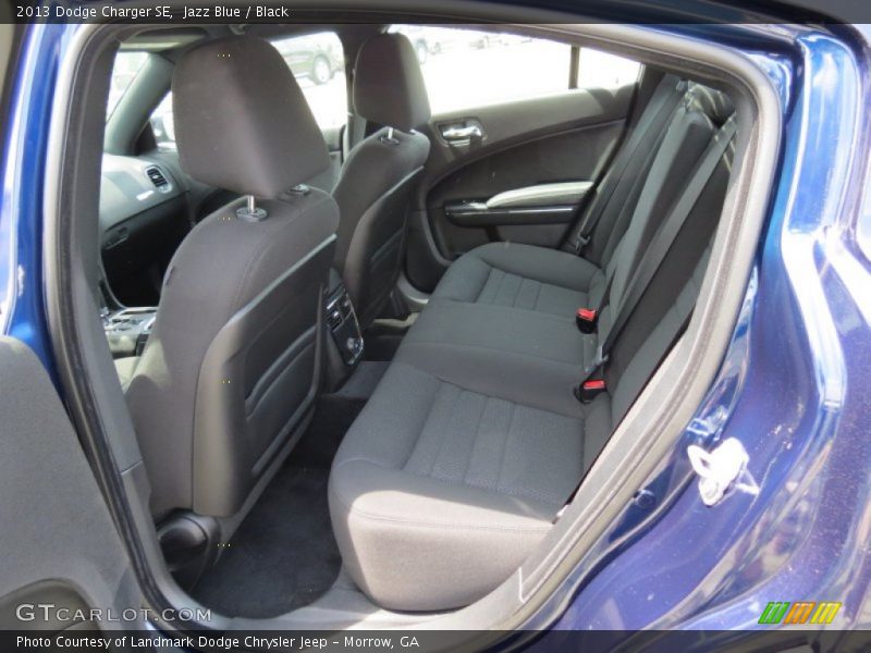 Jazz Blue / Black 2013 Dodge Charger SE