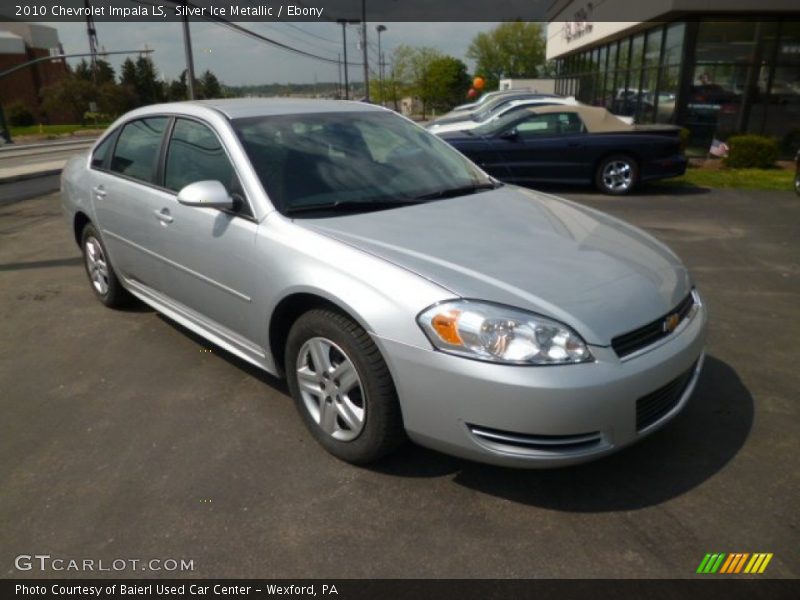 Front 3/4 View of 2010 Impala LS