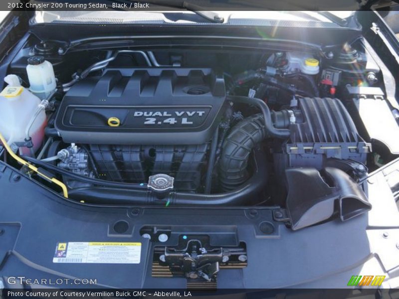 Black / Black 2012 Chrysler 200 Touring Sedan