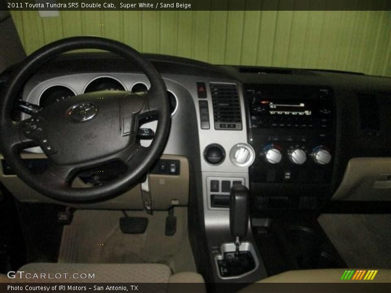 Super White / Sand Beige 2011 Toyota Tundra SR5 Double Cab