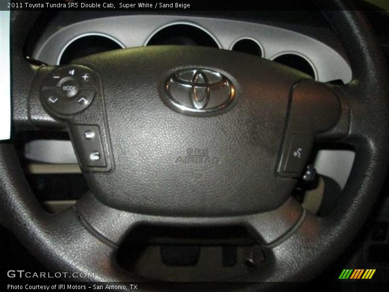 Super White / Sand Beige 2011 Toyota Tundra SR5 Double Cab