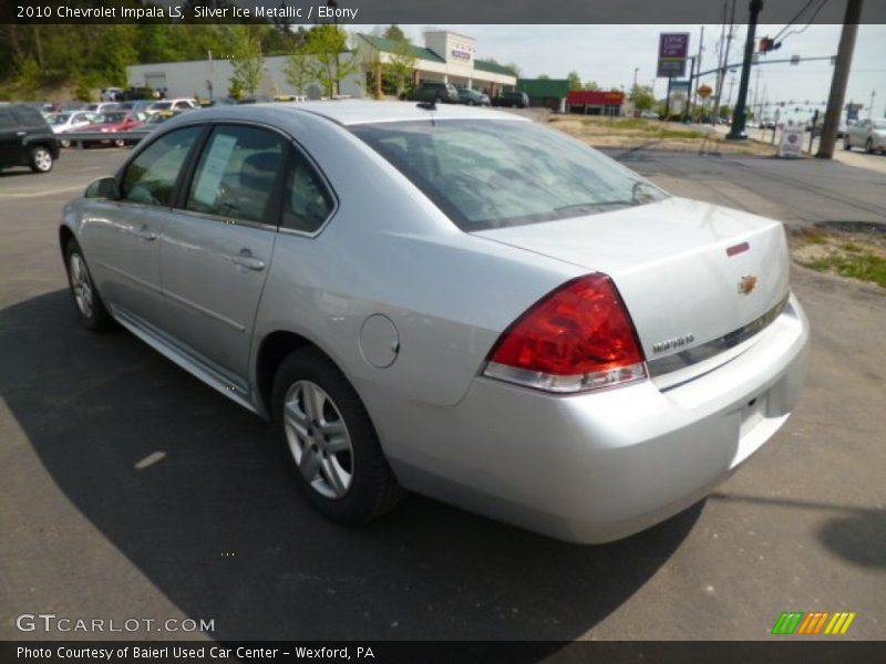 Silver Ice Metallic / Ebony 2010 Chevrolet Impala LS