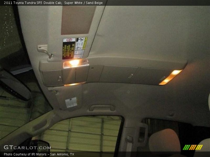 Super White / Sand Beige 2011 Toyota Tundra SR5 Double Cab