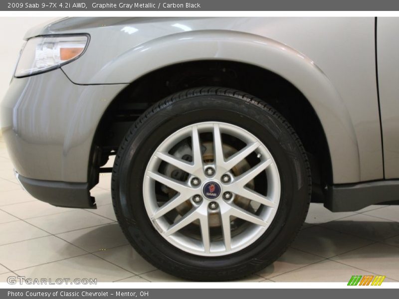 Graphite Gray Metallic / Carbon Black 2009 Saab 9-7X 4.2i AWD