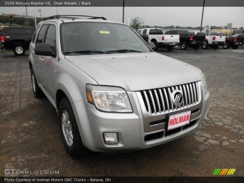 Silver Metallic / Black 2008 Mercury Mariner V6