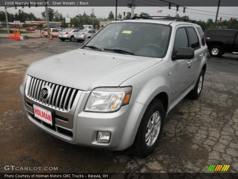 Silver Metallic / Black 2008 Mercury Mariner V6