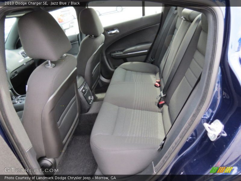 Jazz Blue / Black 2013 Dodge Charger SE