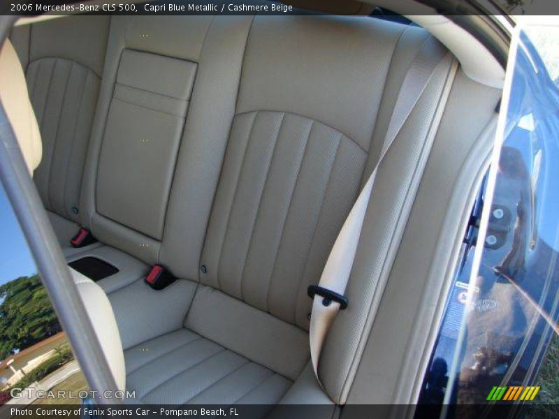 Capri Blue Metallic / Cashmere Beige 2006 Mercedes-Benz CLS 500