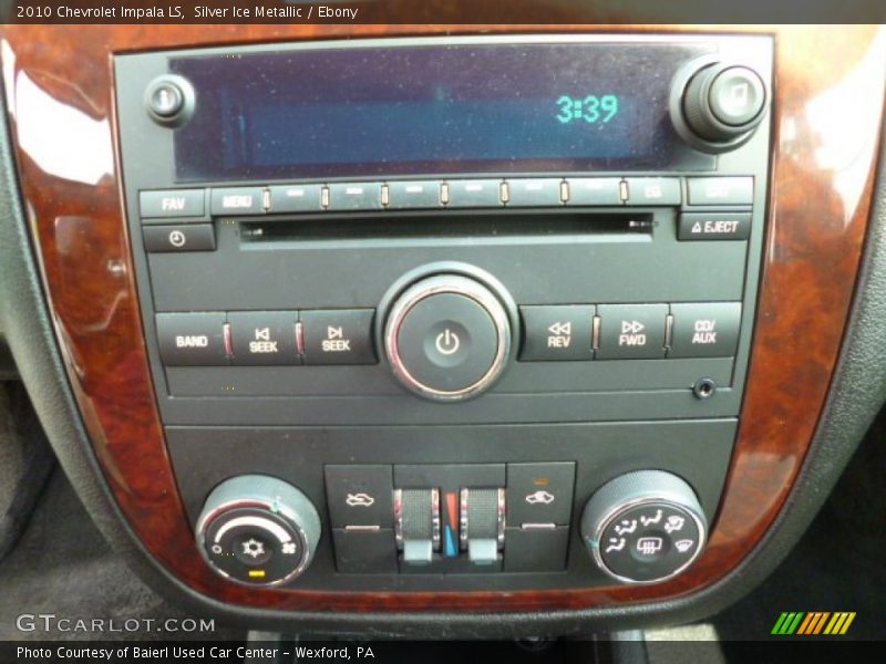 Silver Ice Metallic / Ebony 2010 Chevrolet Impala LS