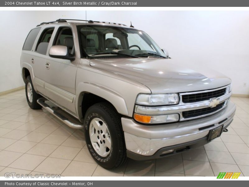 Silver Birch Metallic / Gray/Dark Charcoal 2004 Chevrolet Tahoe LT 4x4