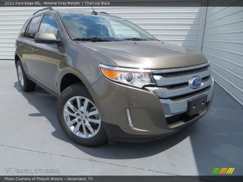 Mineral Gray Metallic / Charcoal Black 2013 Ford Edge SEL