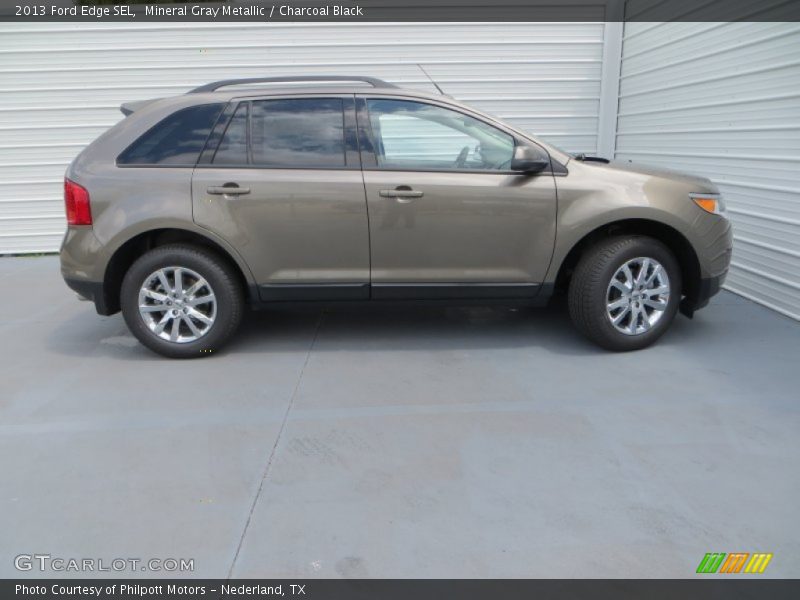 Mineral Gray Metallic / Charcoal Black 2013 Ford Edge SEL