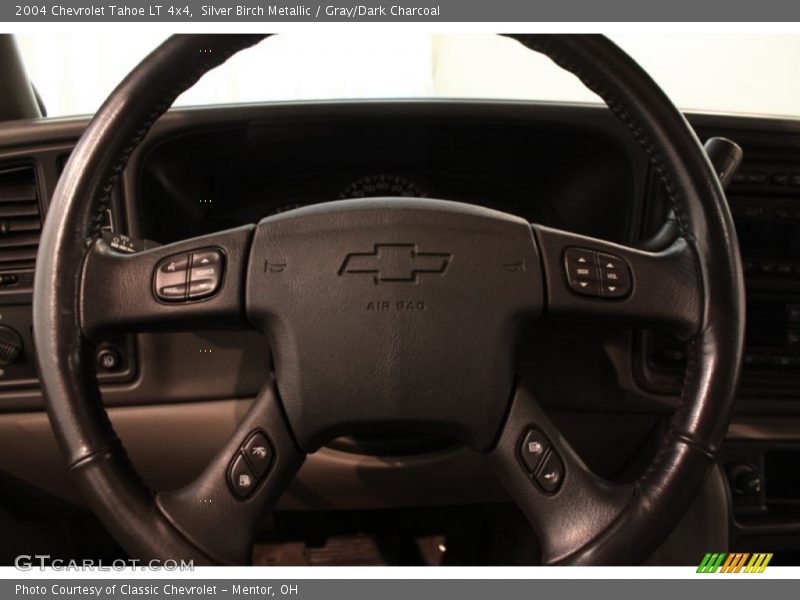 Silver Birch Metallic / Gray/Dark Charcoal 2004 Chevrolet Tahoe LT 4x4