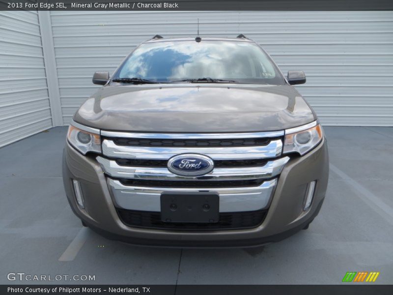 Mineral Gray Metallic / Charcoal Black 2013 Ford Edge SEL