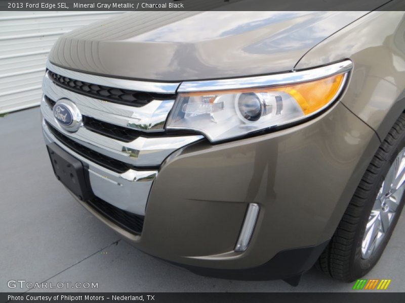 Mineral Gray Metallic / Charcoal Black 2013 Ford Edge SEL