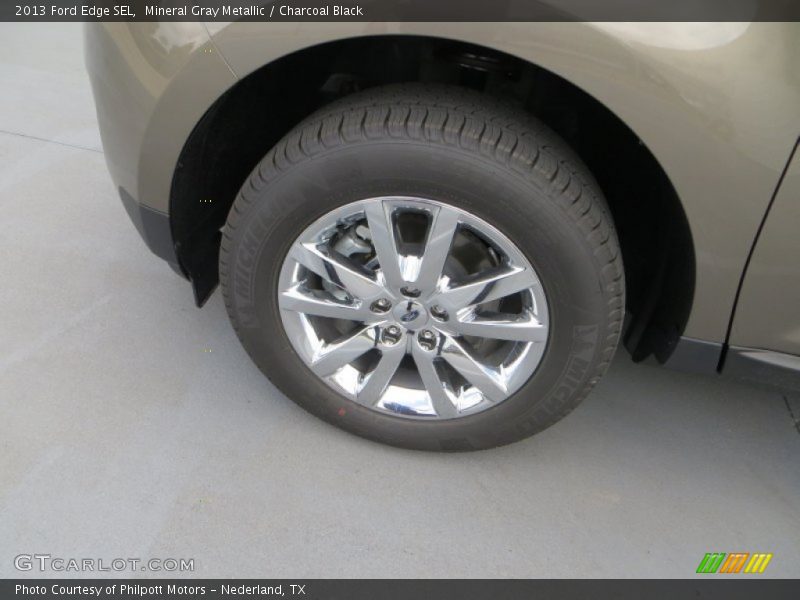 Mineral Gray Metallic / Charcoal Black 2013 Ford Edge SEL