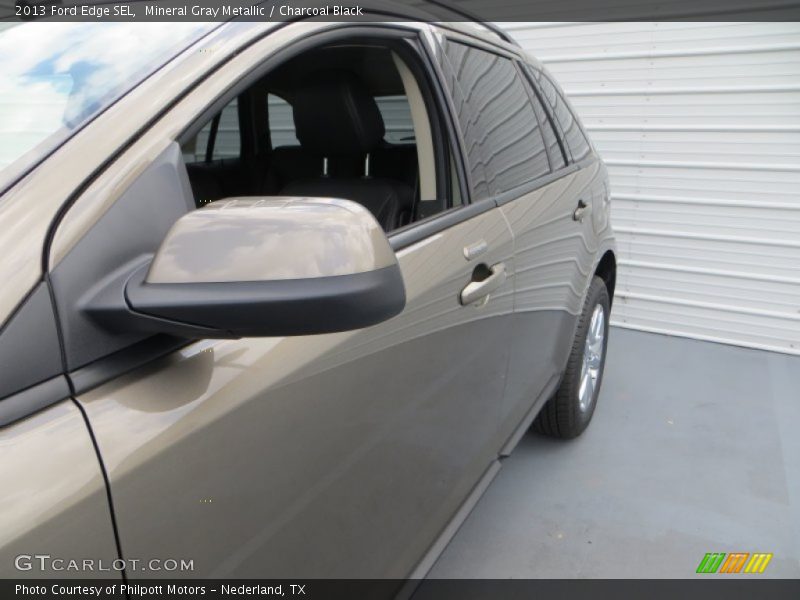 Mineral Gray Metallic / Charcoal Black 2013 Ford Edge SEL