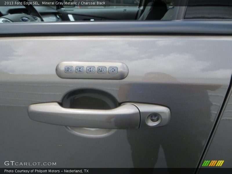 Mineral Gray Metallic / Charcoal Black 2013 Ford Edge SEL
