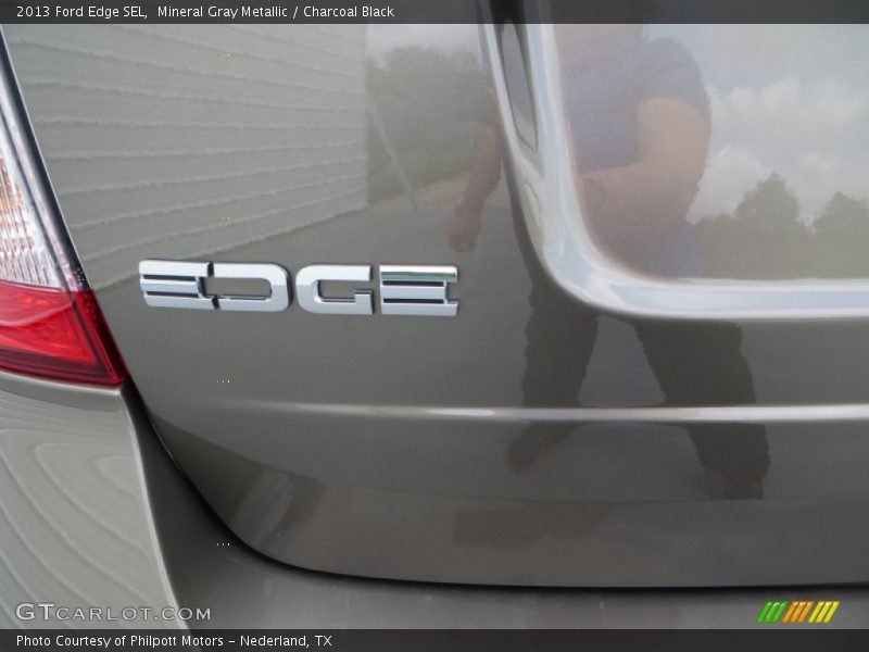 Mineral Gray Metallic / Charcoal Black 2013 Ford Edge SEL