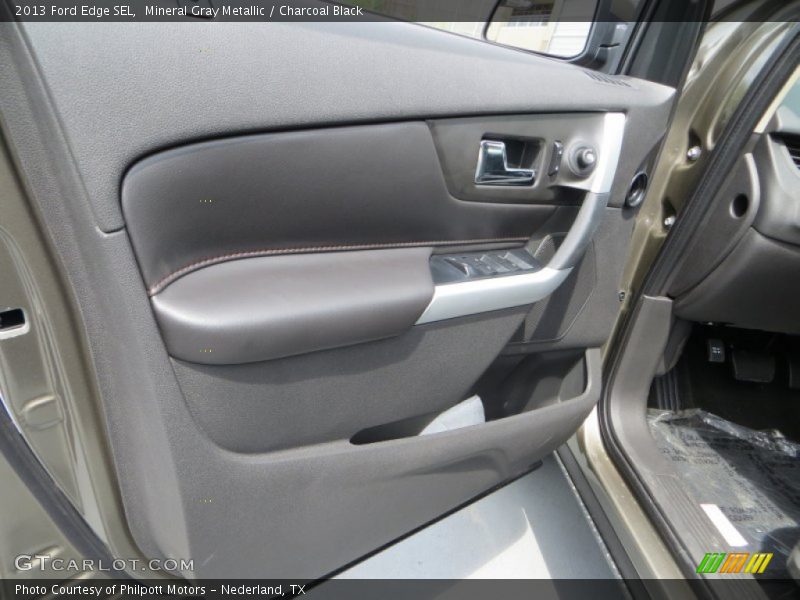 Mineral Gray Metallic / Charcoal Black 2013 Ford Edge SEL