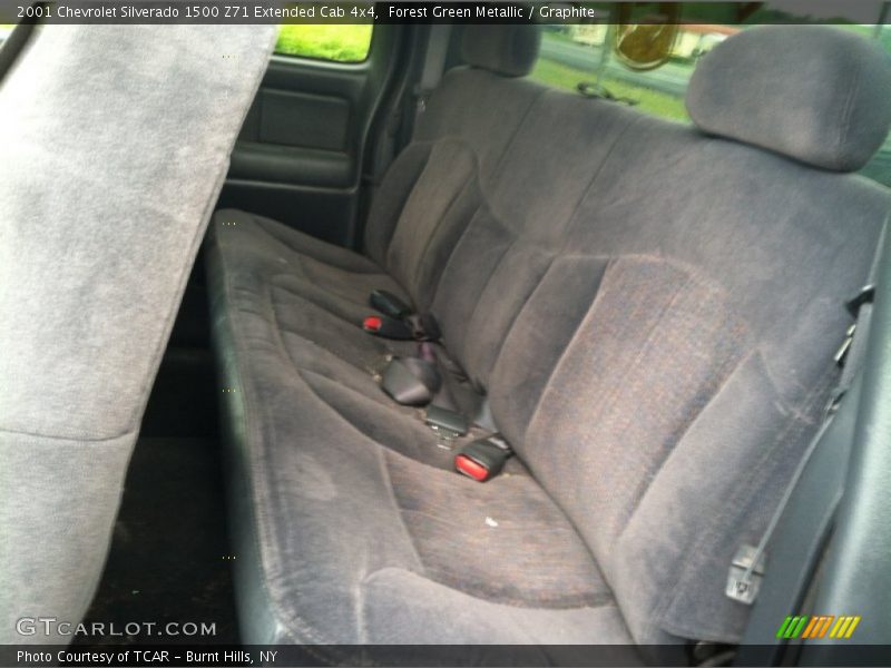 Forest Green Metallic / Graphite 2001 Chevrolet Silverado 1500 Z71 Extended Cab 4x4