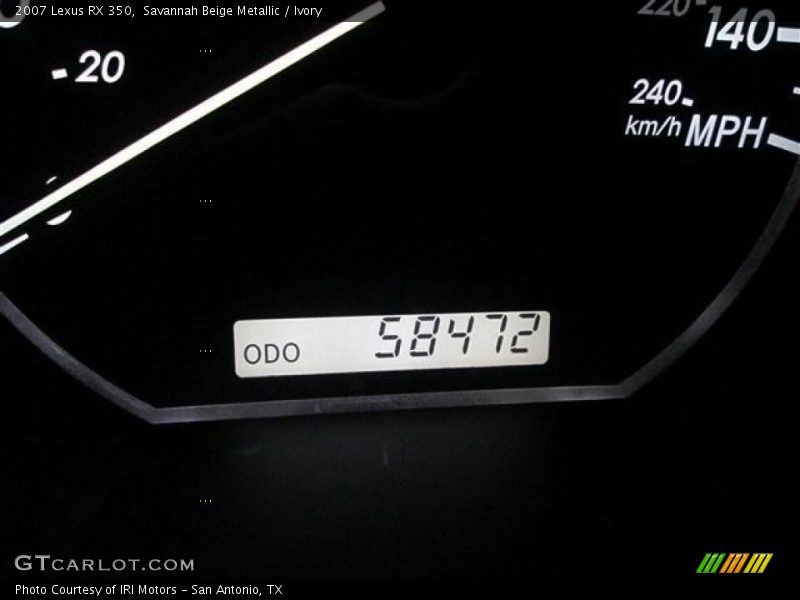 Savannah Beige Metallic / Ivory 2007 Lexus RX 350