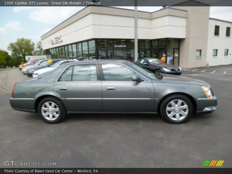 Green Silk Metallic / Titanium 2006 Cadillac DTS Luxury