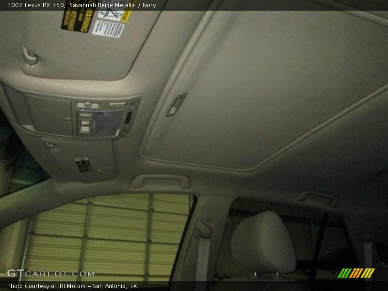 Savannah Beige Metallic / Ivory 2007 Lexus RX 350
