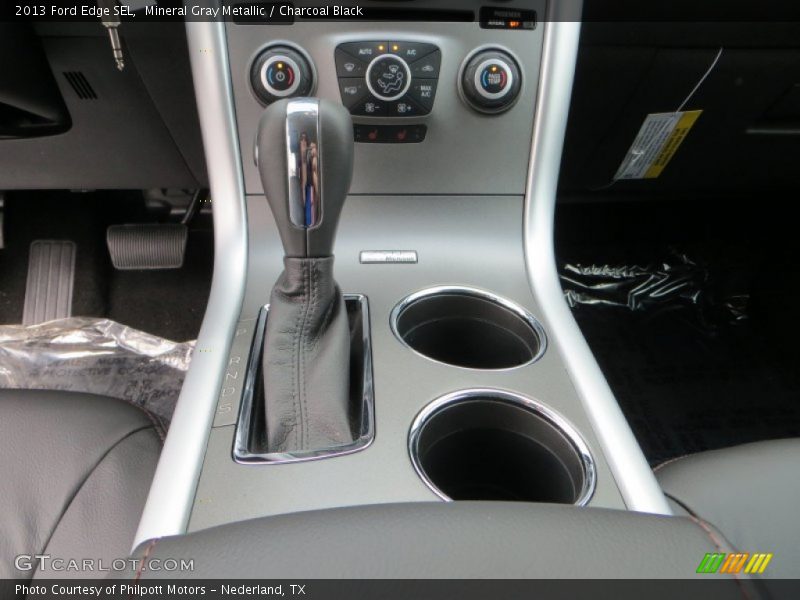 Mineral Gray Metallic / Charcoal Black 2013 Ford Edge SEL