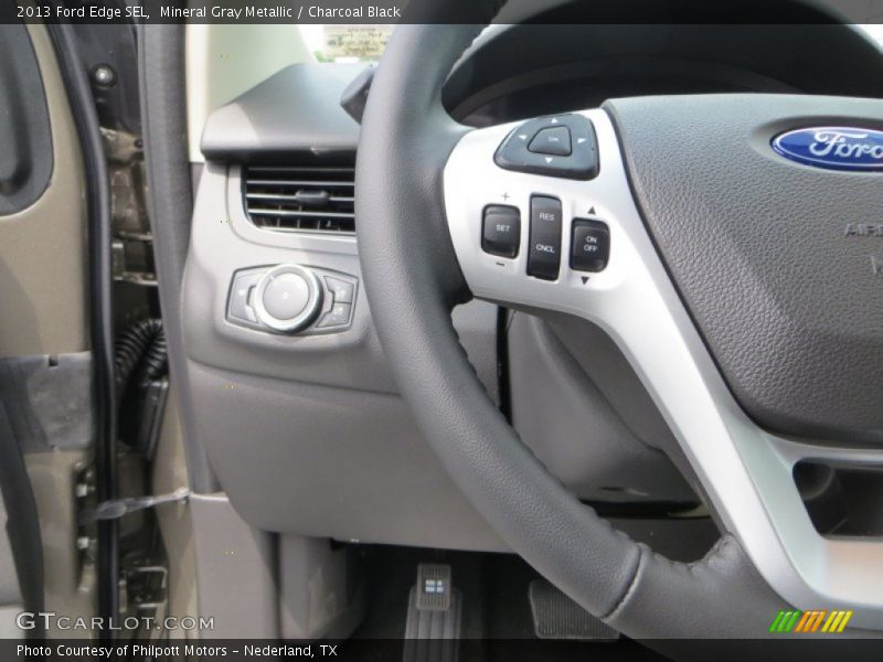 Mineral Gray Metallic / Charcoal Black 2013 Ford Edge SEL