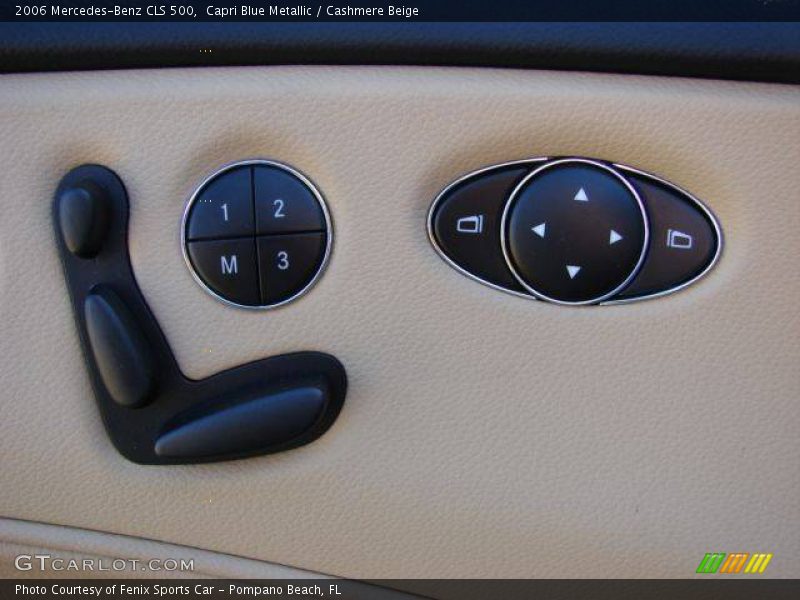 Capri Blue Metallic / Cashmere Beige 2006 Mercedes-Benz CLS 500