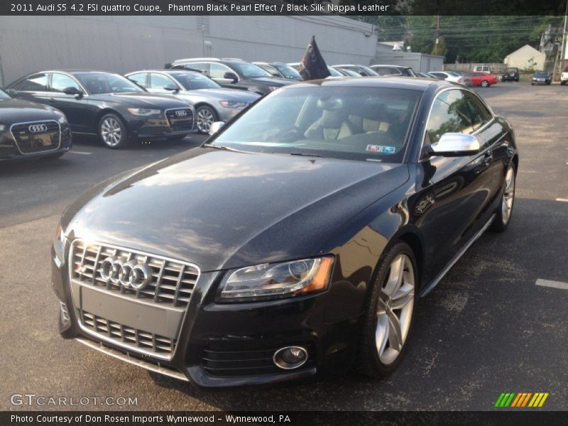 Phantom Black Pearl Effect / Black Silk Nappa Leather 2011 Audi S5 4.2 FSI quattro Coupe